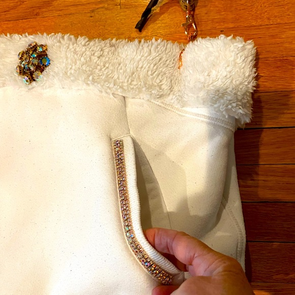 Original Sherpa/fleece large tote. RawEdge bags by Salina. - Picture 2 of 7